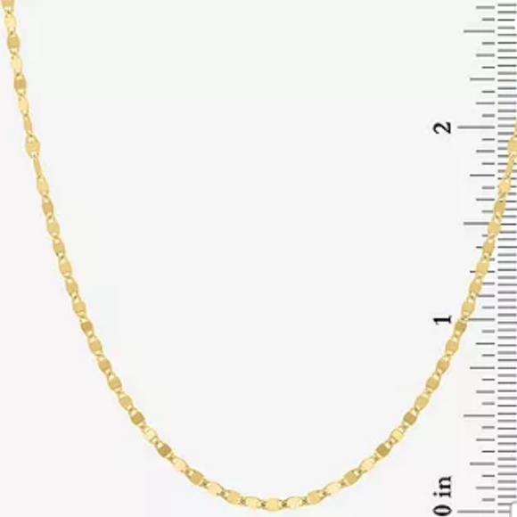 2pc Diamond Necklace 14k gold over silver chain 18 inches - Picture 3 of 3